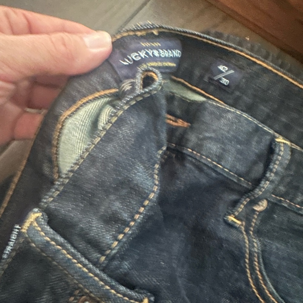 Lucky Brand Men's Deep Indigo Relaxed Jeans